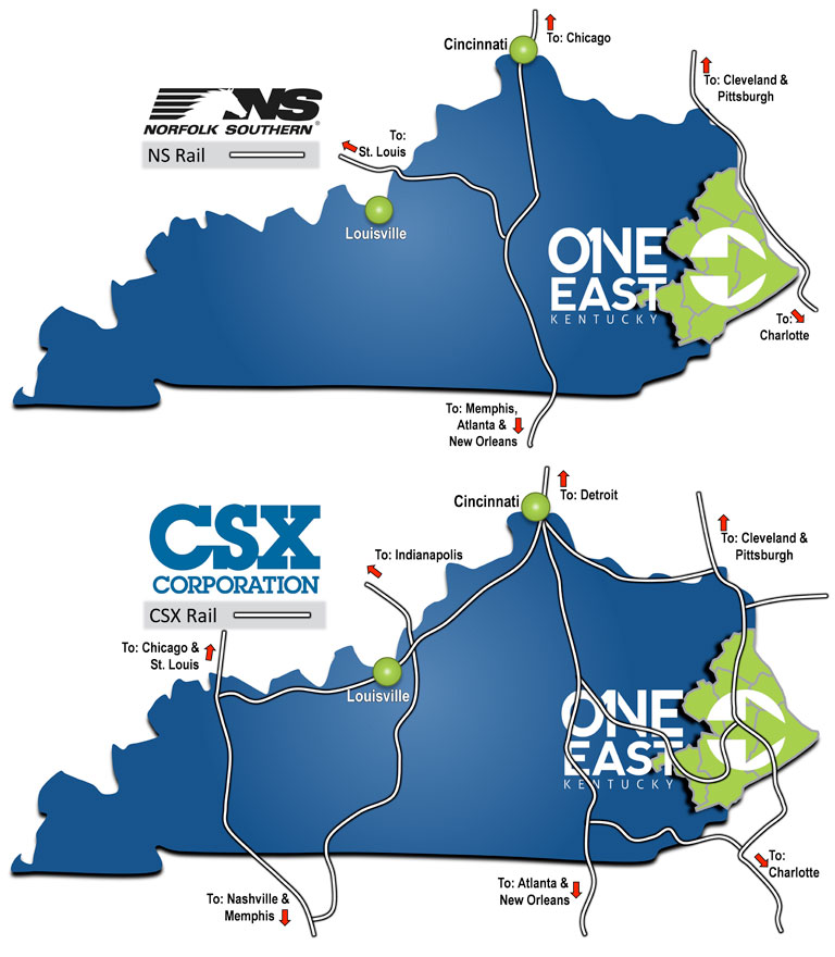 Kentucky Rail Maps