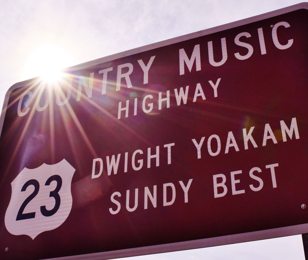 Country Music Highway sign